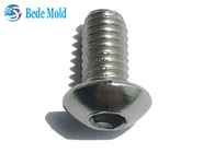 Uzunluk 12 ~ 65mm M8 Paslanmaz Çelik Düğme Başlı Vidalar SUS 304 Malzemeler ISO7380 Standart