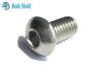 Soket Düğme Başlı Vida Paslanmaz Çelik Cıvata Kısmen Dişli ISO7380 M4 Uzunluğu 6 ~ 30mm