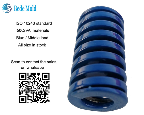 Orta Yük Kalıp Yayları Mavi Renk B Serisi Dikdörtgen ISO10243 standardı